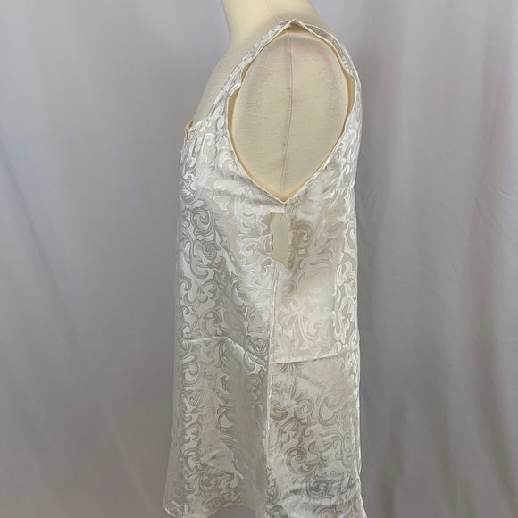 Vintage Morgan Taylor Ivory Nightgown Nightie Slip Gown - Picture 3 of 8